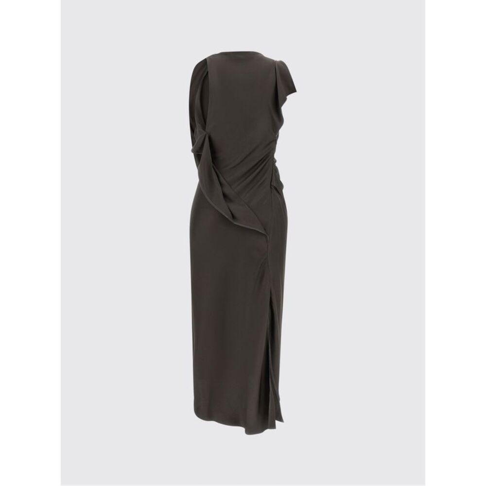 Victoria Victoria Beckham Kyra Asymmetrical Midi Dress With Bare Shoulders - Picture 3 of 3